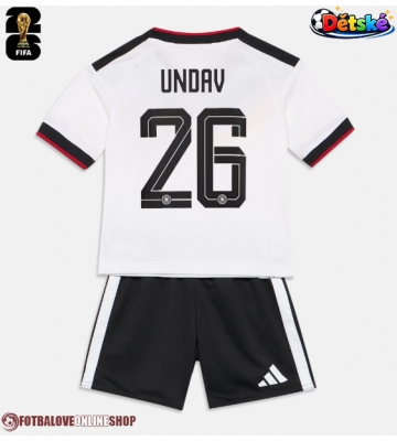 Německo Deniz Undav #26 Domácí dres komplet pro Děti MS 2026 Krátkým Rukávem (+ Krátké kalhoty)